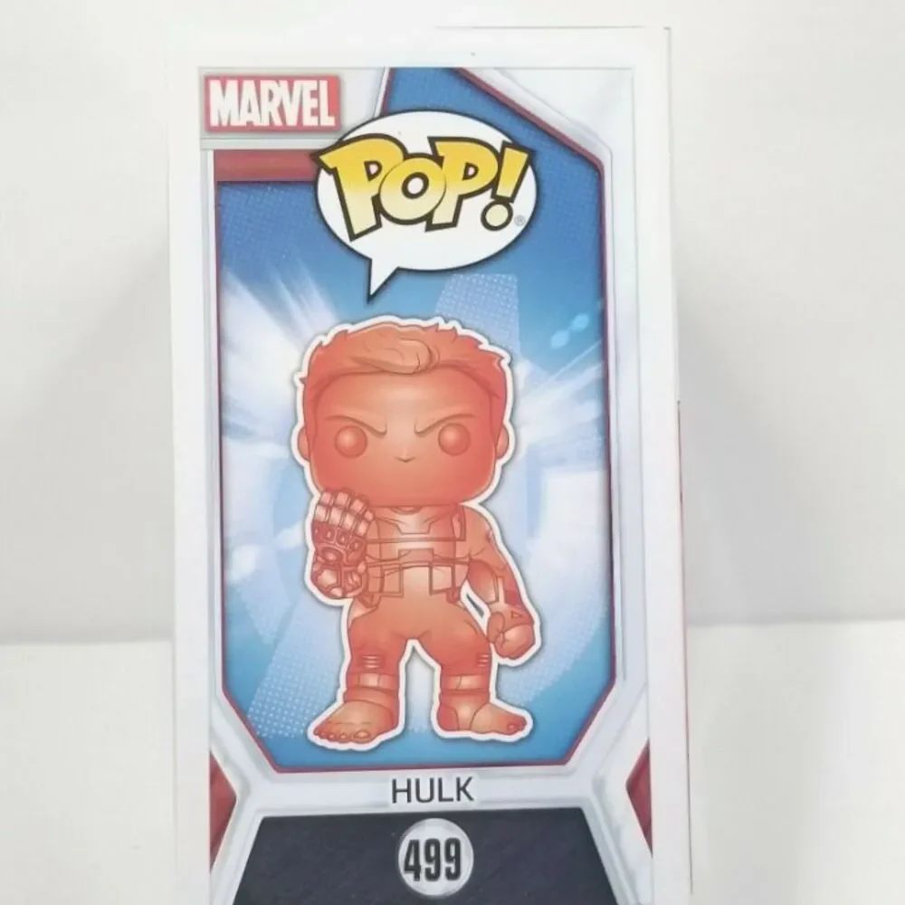 Funko POP! Marvel Avengers Endgame Hulk Red Chrome Walmart Exclusive #499 NEW